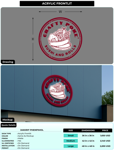 CUSTOM MOCKUP SIGN FOR Jakkrit Phenpimol