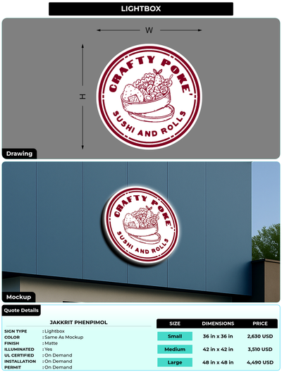 CUSTOM MOCKUP SIGN FOR Jakkrit Phenpimol