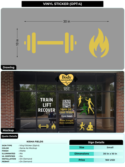 CUSTOM MOCKUP SIGN FOR Kisha Fields