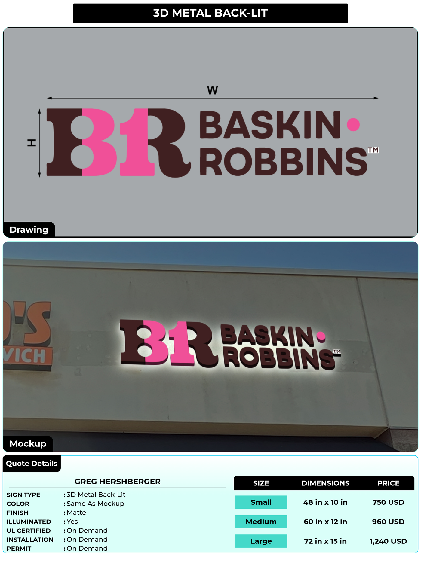 CUSTOM MOCKUP SIGN FOR Greg Hershberger