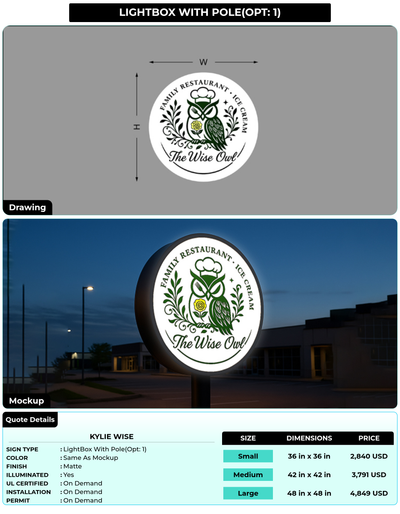 CUSTOM MOCKUP SIGN FOR Kylie Wise