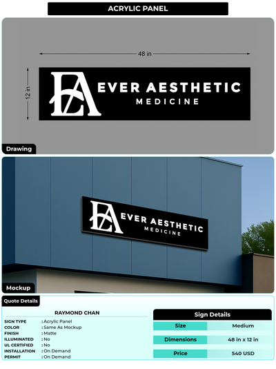 CUSTOM MOCKUP SIGN FOR Raymond Chan