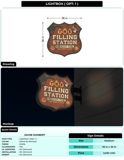 CUSTOM MOCKUP SIGN FOR Jacob Humbert