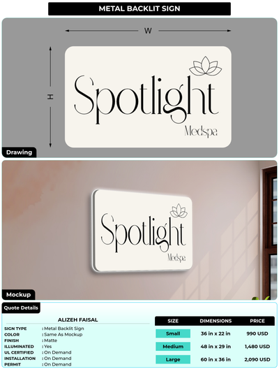 CUSTOM MOCKUP SIGN FOR Alizeh Faisal