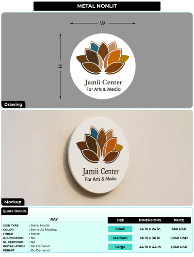 CUSTOM MOCKUP SIGN FOR Ray