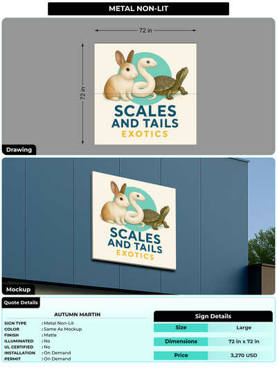 CUSTOM MOCKUP SIGN FOR Autumn Martin