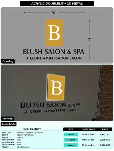 CUSTOM MOCKUP SIGN FOR hugh bonnett