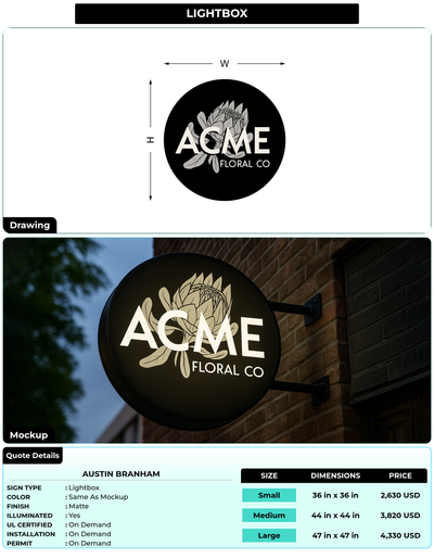 CUSTOM MOCKUP SIGN FOR Austin Branham
