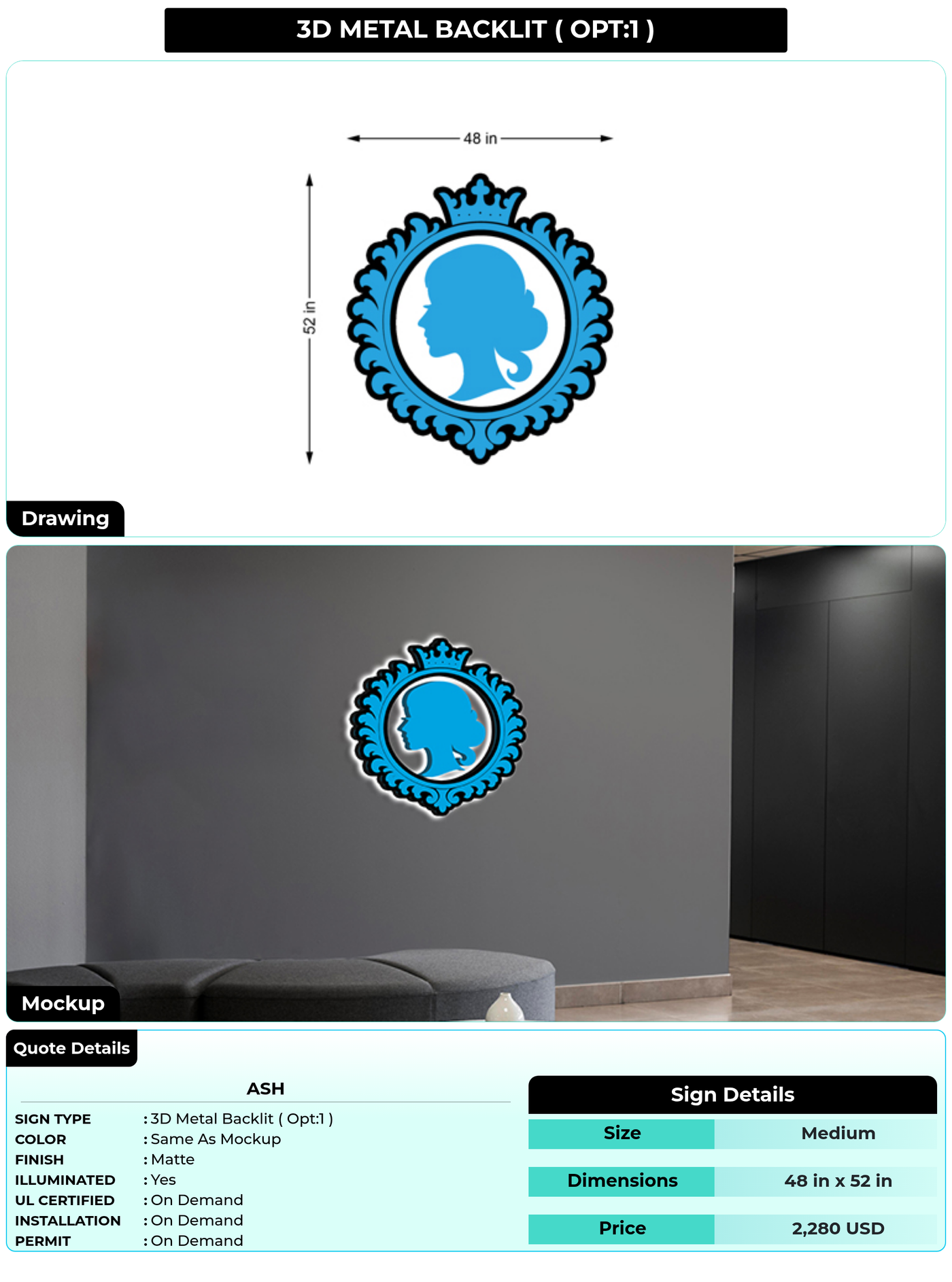 CUSTOM MOCKUP SIGN FOR ash