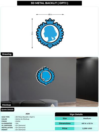 CUSTOM MOCKUP SIGN FOR ash