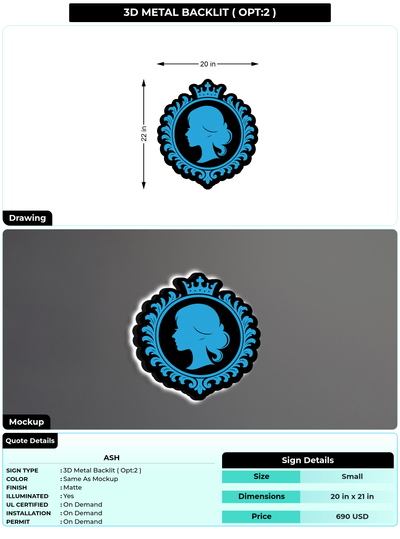 CUSTOM MOCKUP SIGN FOR ash