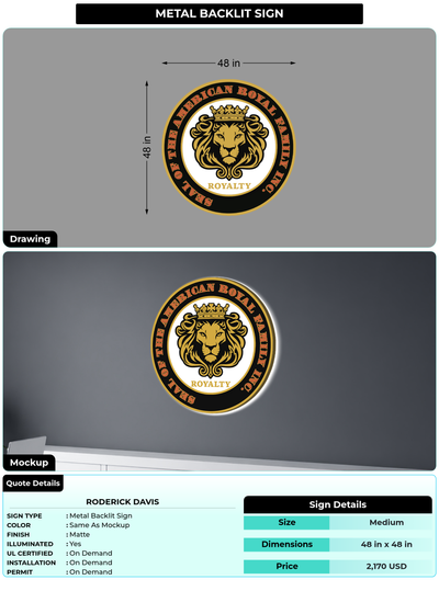 CUSTOM MOCKUP SIGN FOR Roderick Davis