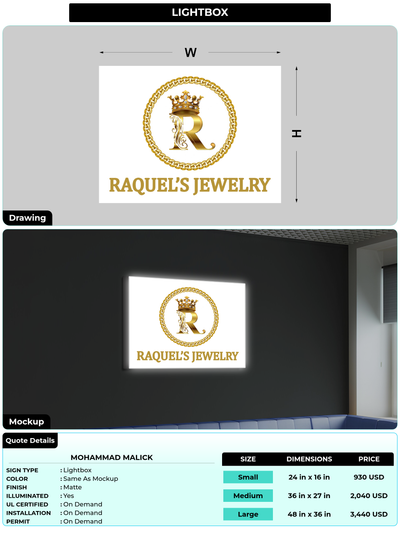 CUSTOM MOCKUP SIGN FOR Mohammad Malick