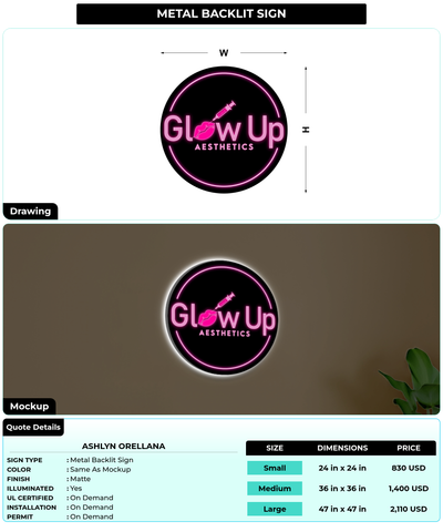 CUSTOM MOCKUP SIGN FOR Ashlyn orellana