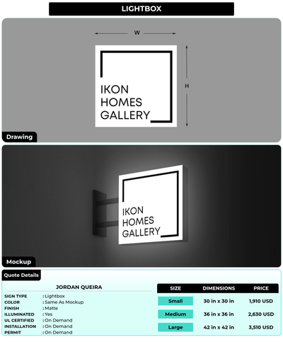 CUSTOM MOCKUP SIGN FOR Jordan Queira