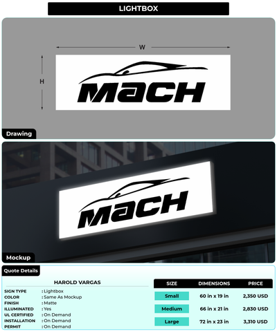 CUSTOM MOCKUP SIGN FOR Harold Vargas