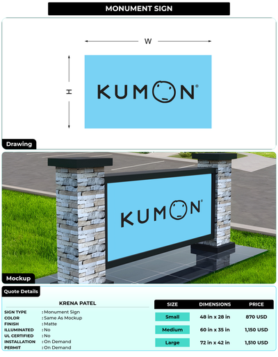 CUSTOM MOCKUP SIGN FOR Krena Patel