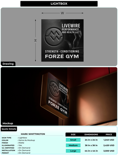 CUSTOM MOCKUP SIGN FOR Mark Whittington