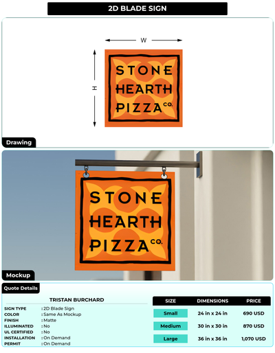 CUSTOM MOCKUP SIGN FOR Tristan Burchard