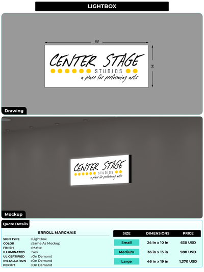 CUSTOM MOCKUP SIGN FOR Erroll Marchais