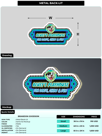 CUSTOM MOCKUP SIGN FOR BRANDON GOODSON