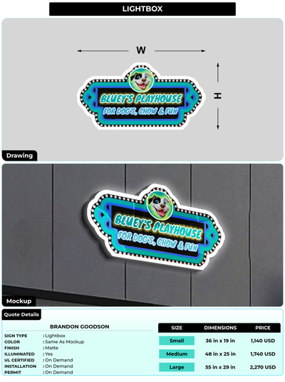 CUSTOM MOCKUP SIGN FOR BRANDON GOODSON