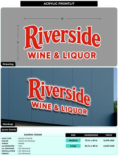 CUSTOM MOCKUP SIGN FOR Saurav Josan
