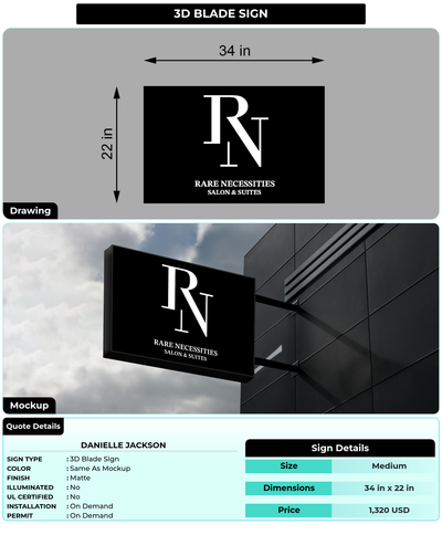 CUSTOM MOCKUP SIGN FOR Danielle Jackson
