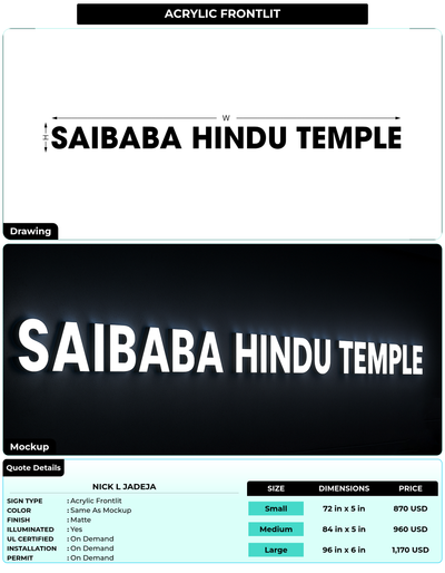 CUSTOM MOCKUP SIGN FOR Nick L Jadeja