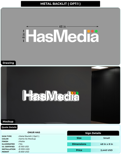 CUSTOM MOCKUP SIGN FOR Onur Has