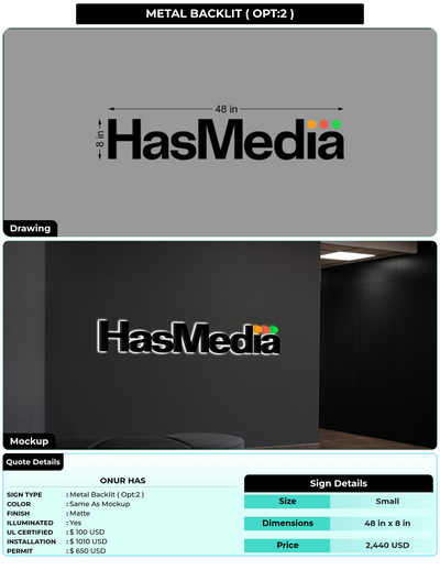 CUSTOM MOCKUP SIGN FOR Onur Has