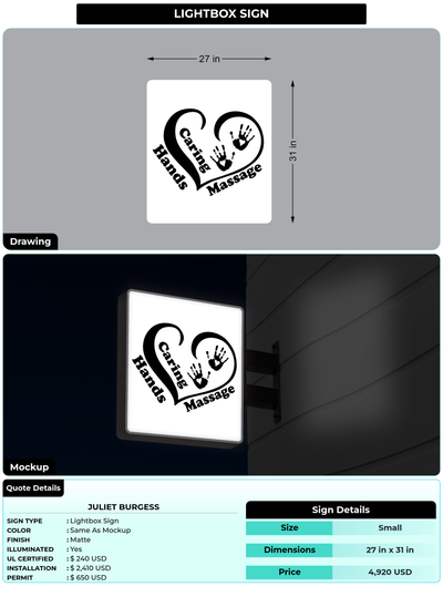 CUSTOM MOCKUP SIGN FOR Juliet Burgess