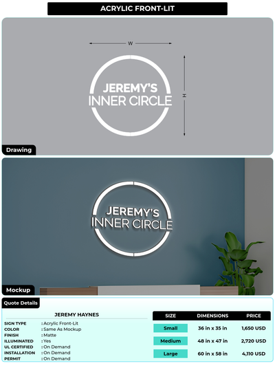 CUSTOM MOCKUP SIGN FOR Jeremy Haynes