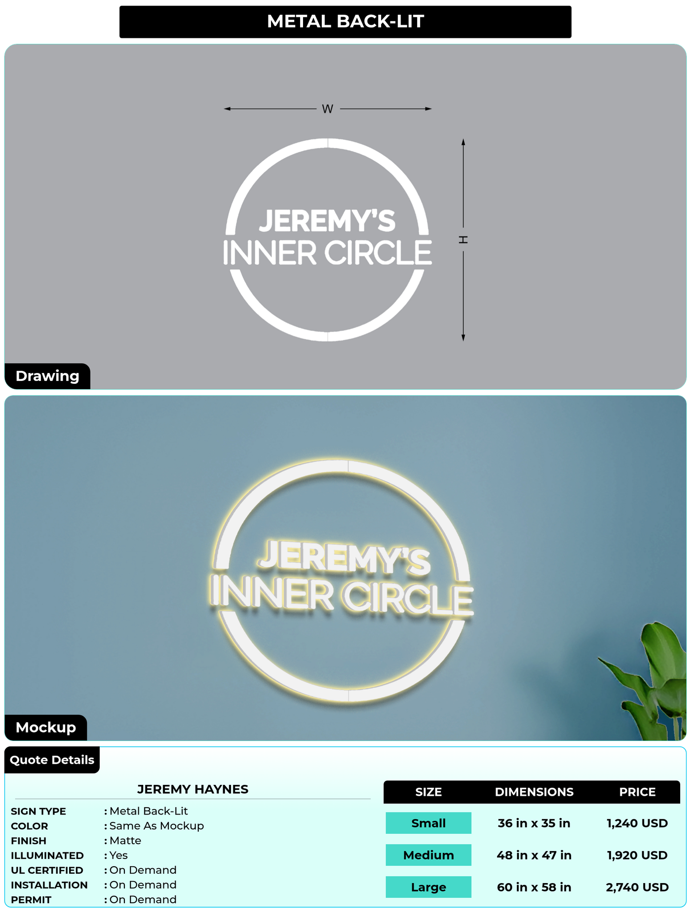 CUSTOM MOCKUP SIGN FOR Jeremy Haynes
