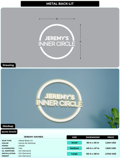 CUSTOM MOCKUP SIGN FOR Jeremy Haynes