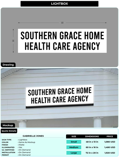 CUSTOM MOCKUP SIGN FOR Gabrielle Jones