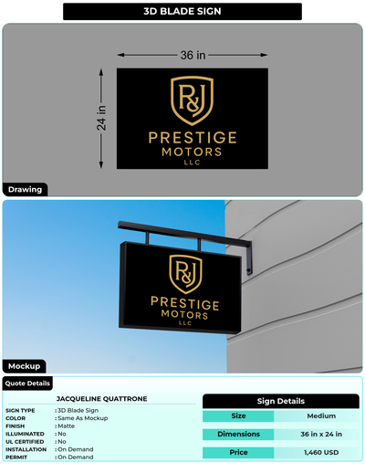 CUSTOM MOCKUP SIGN FOR jacqueline quattrone