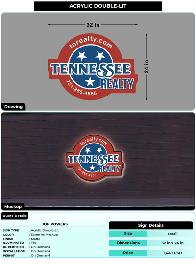 CUSTOM MOCKUP SIGN FOR Jon Powers