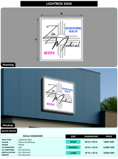 CUSTOM MOCKUP SIGN FOR Kaila Graziano