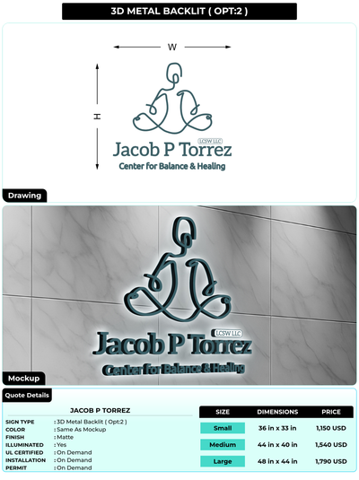 CUSTOM MOCKUP SIGN FOR Jacob P Torrez