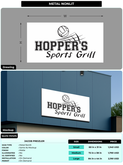 CUSTOM MOCKUP SIGN FOR Jacob Preizler