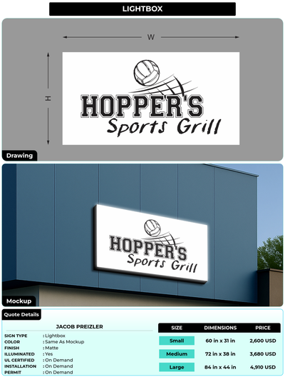 CUSTOM MOCKUP SIGN FOR Jacob Preizler