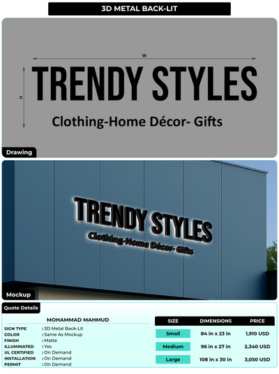 CUSTOM MOCKUP SIGN FOR mohammad mahmud