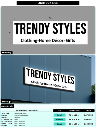 CUSTOM MOCKUP SIGN FOR mohammad mahmud
