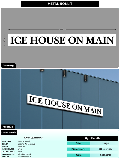 CUSTOM MOCKUP SIGN FOR Joan Quintana