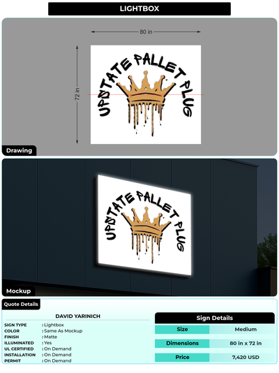 CUSTOM MOCKUP SIGN FOR David Yarinich