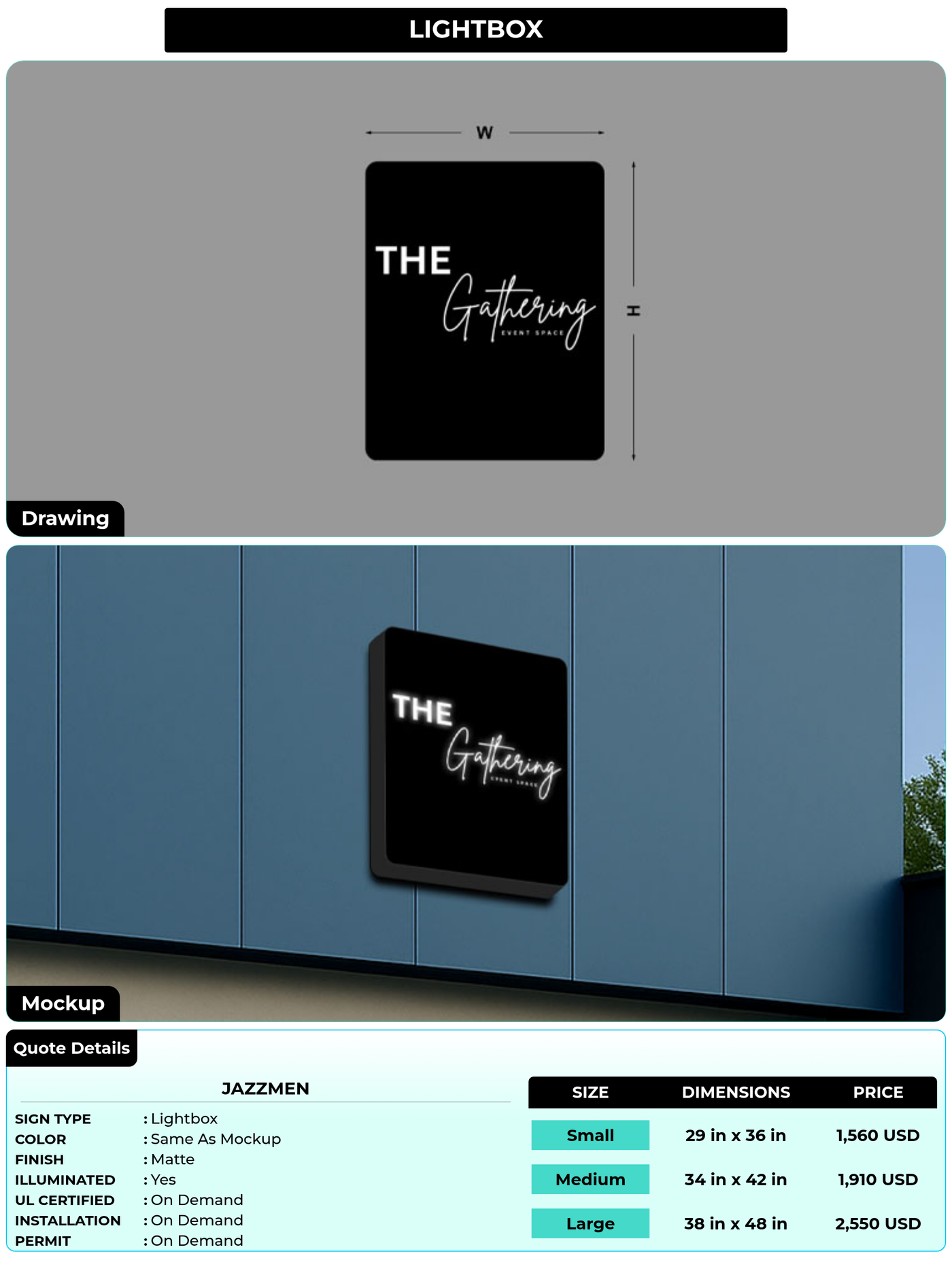 CUSTOM MOCKUP SIGN FOR Jazzmen
