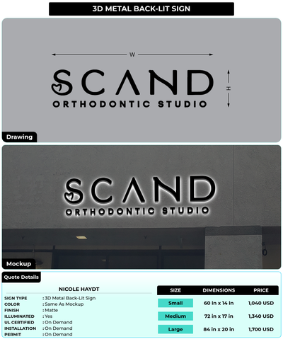 CUSTOM MOCKUP SIGN FOR Nicole Haydt
