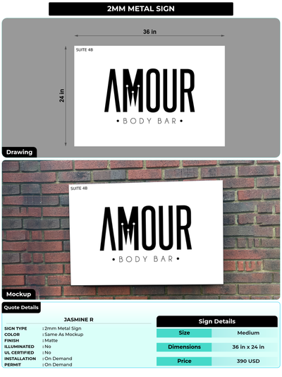 CUSTOM MOCKUP SIGN FOR Jasmine  R
