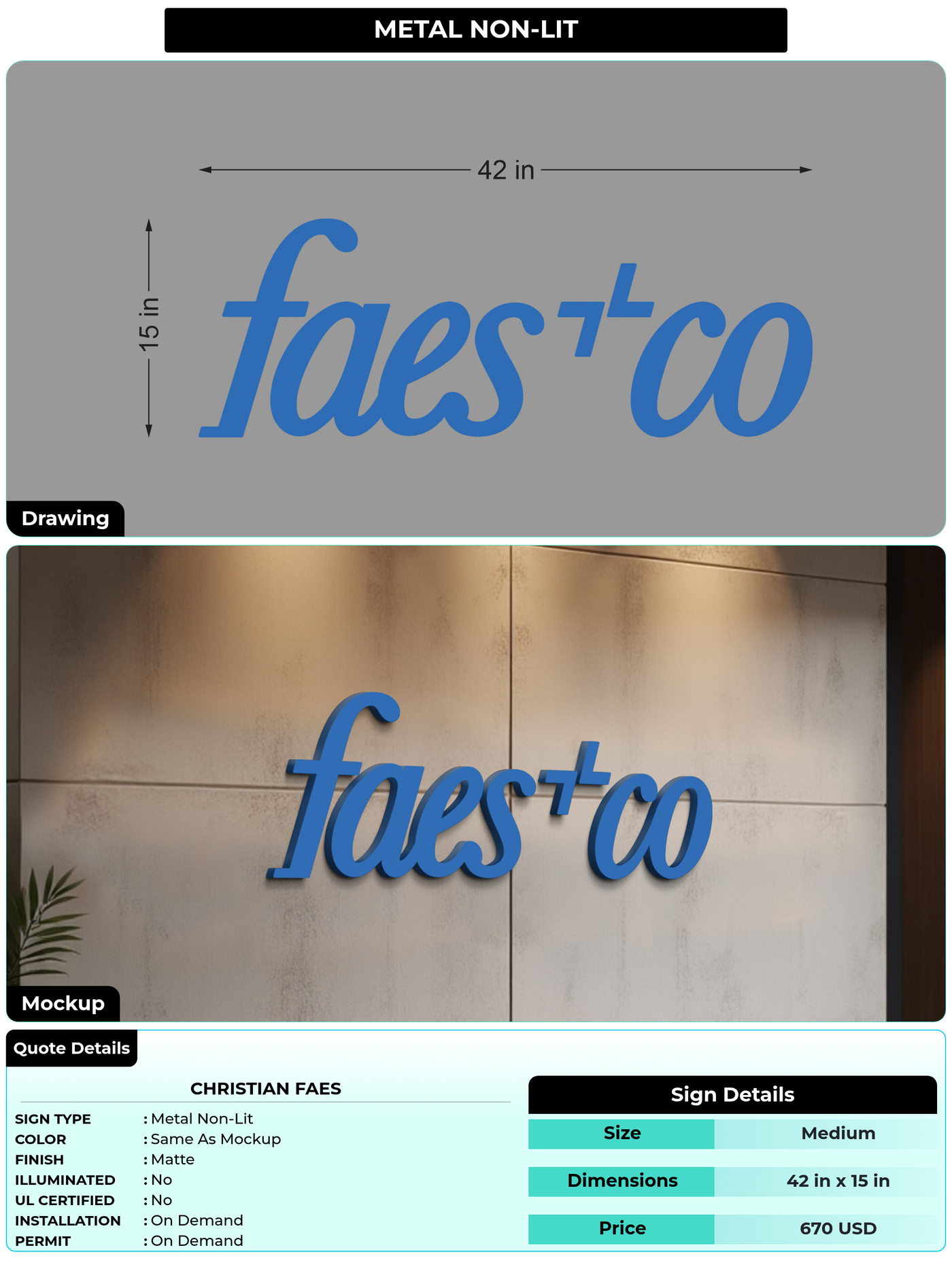 CUSTOM MOCKUP SIGN FOR Christian Faes